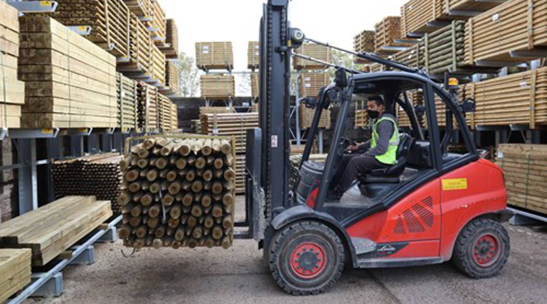 Suregreen Ltd Timber Yard Forklift